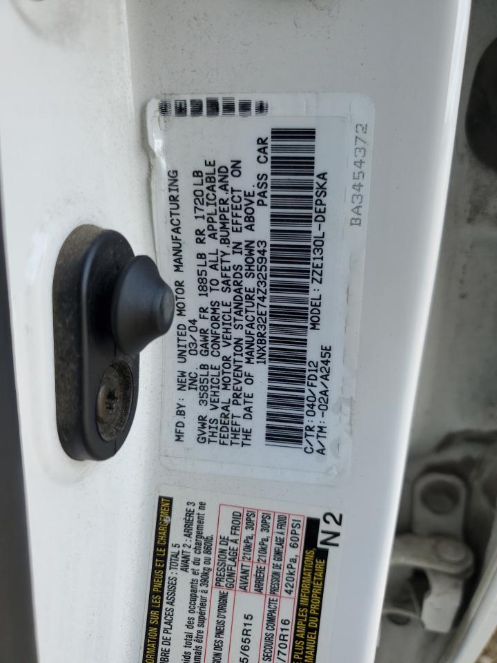 2004 TOYOTA COROLLA S photo 34