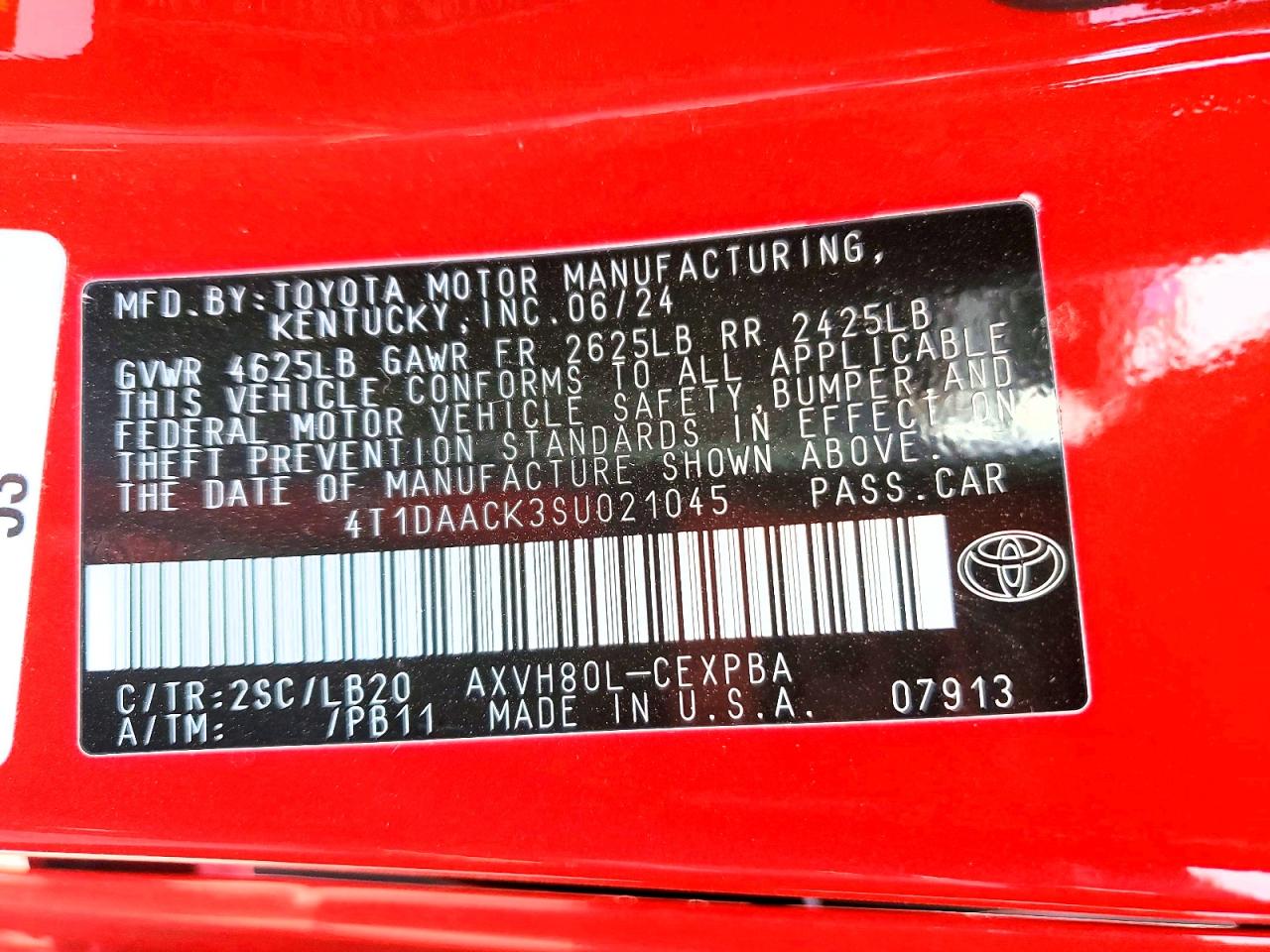 2025 TOYOTA CAMRY XSE photo 45