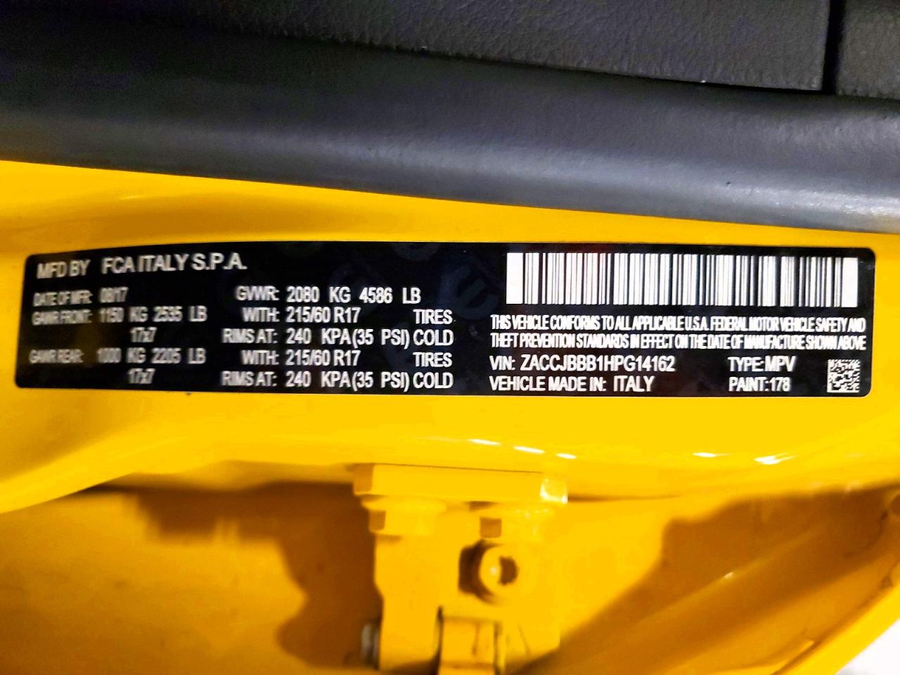 2017 JEEP RENEGADE LATITUDE photo 13