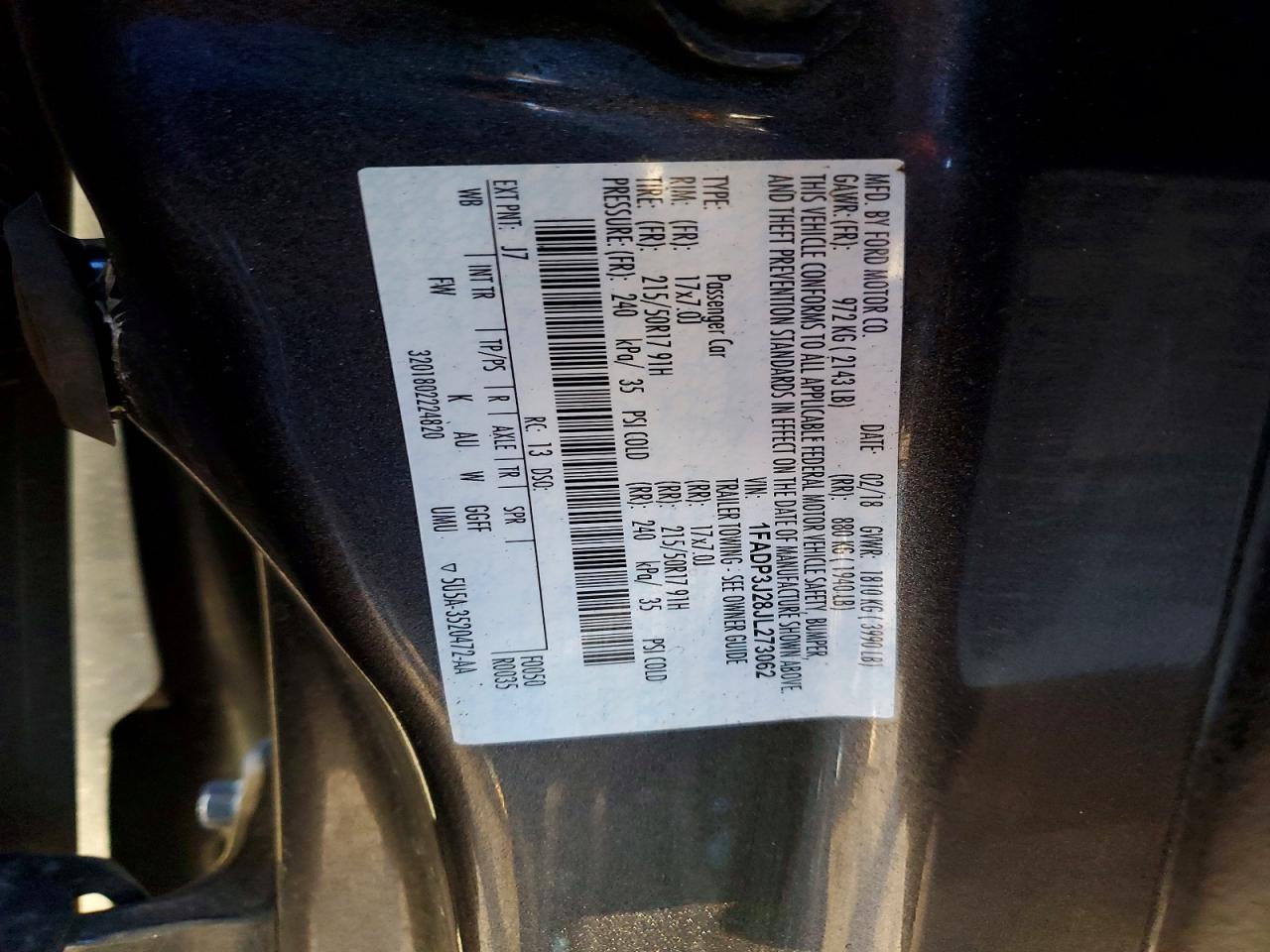 2018 FORD FOCUS TITANIUM photo 12