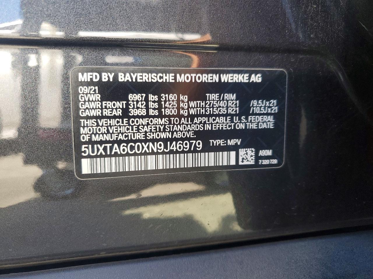 2022 BMW X5 XDRIVE45E photo 37