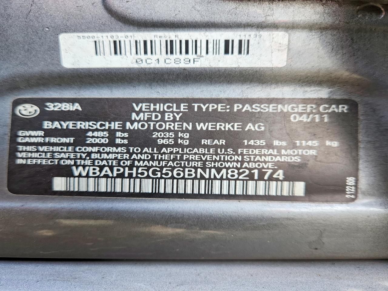 2011 BMW 328 I photo 21
