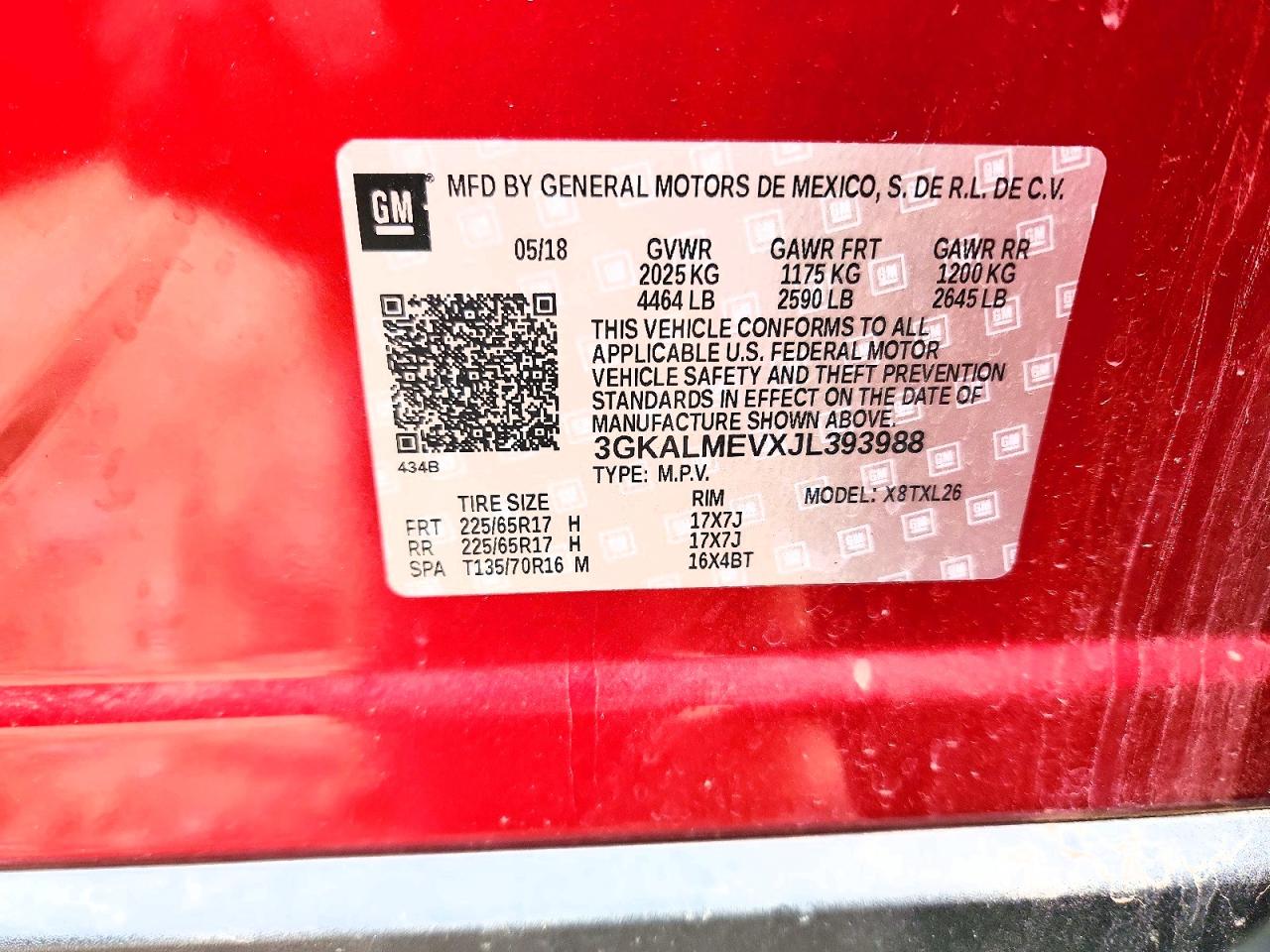 2018 GMC TERRAIN SLE photo 40
