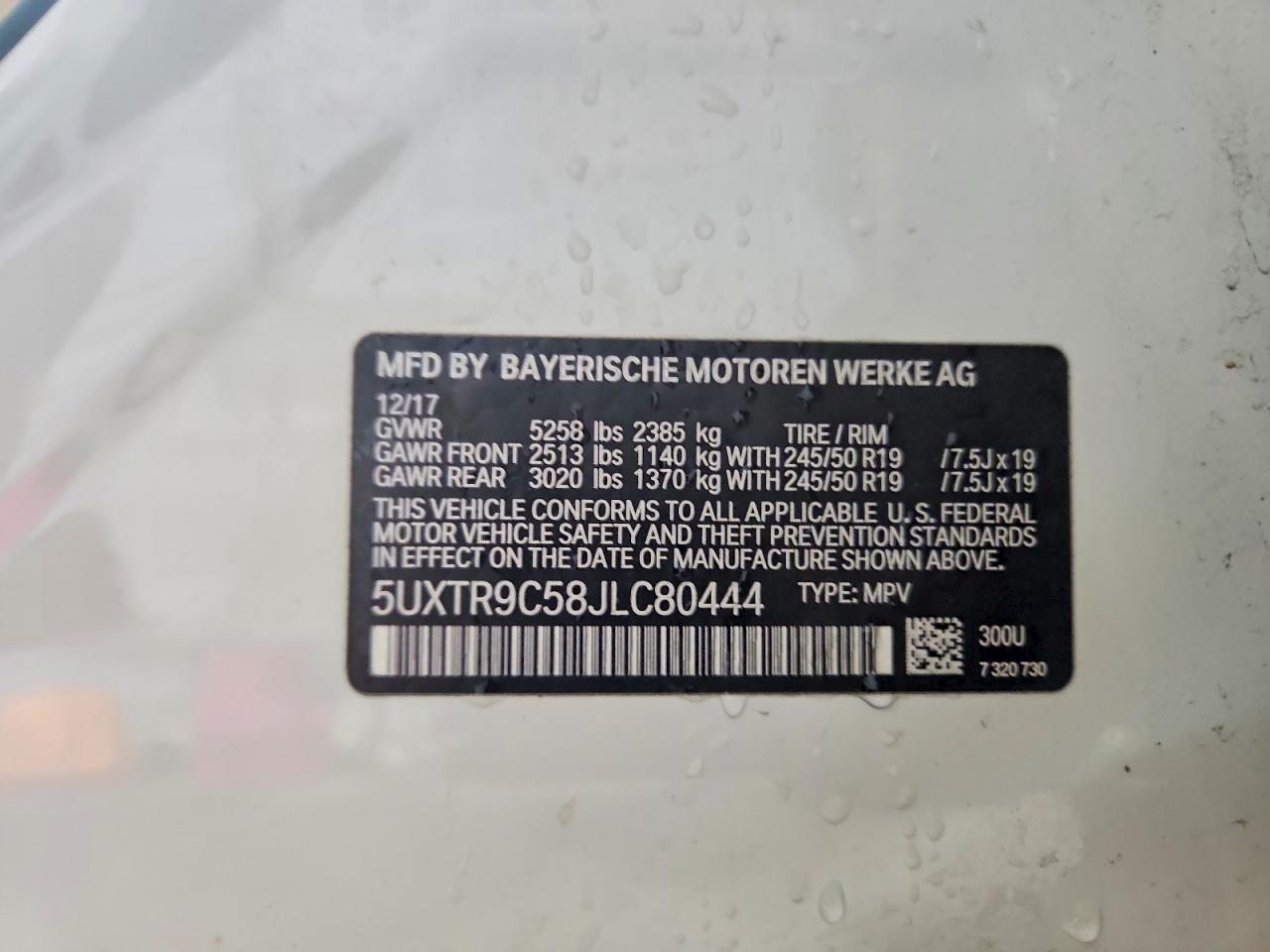 2018 BMW X3 XDRIVE30I photo 25
