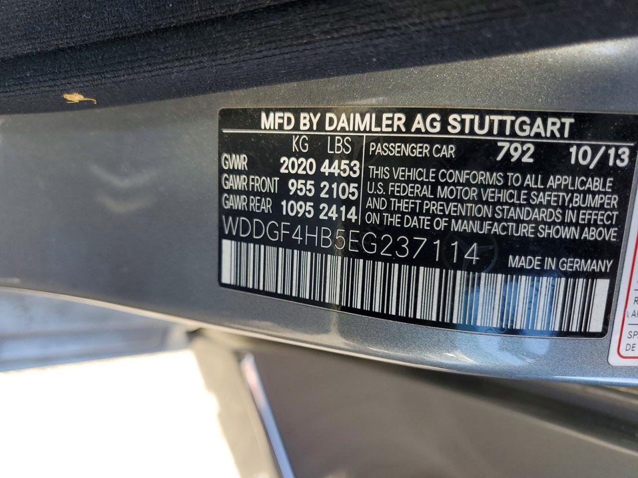 2014 MERCEDES-BENZ C 250 photo 12