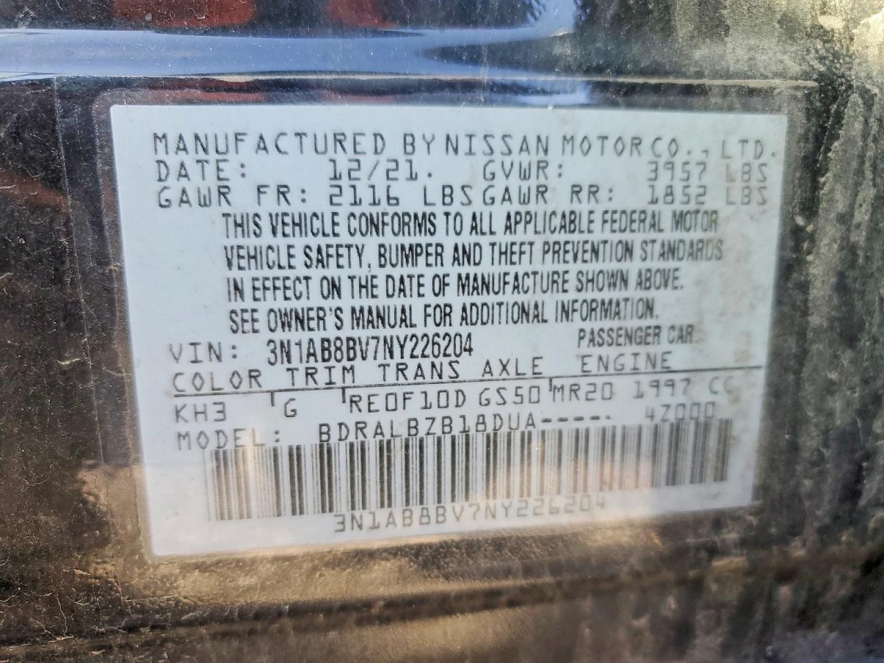 2022 NISSAN SENTRA S photo 23