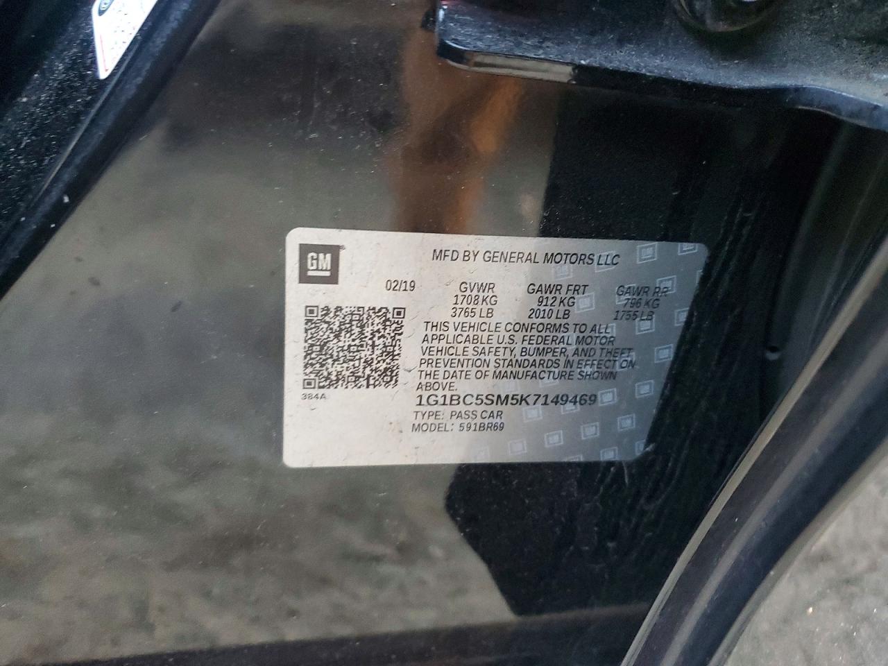 2019 CHEVROLET CRUZE LS photo 34