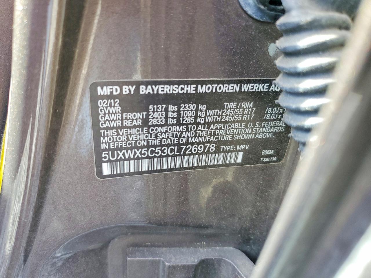 2012 BMW X3 XDRIVE28I photo 13