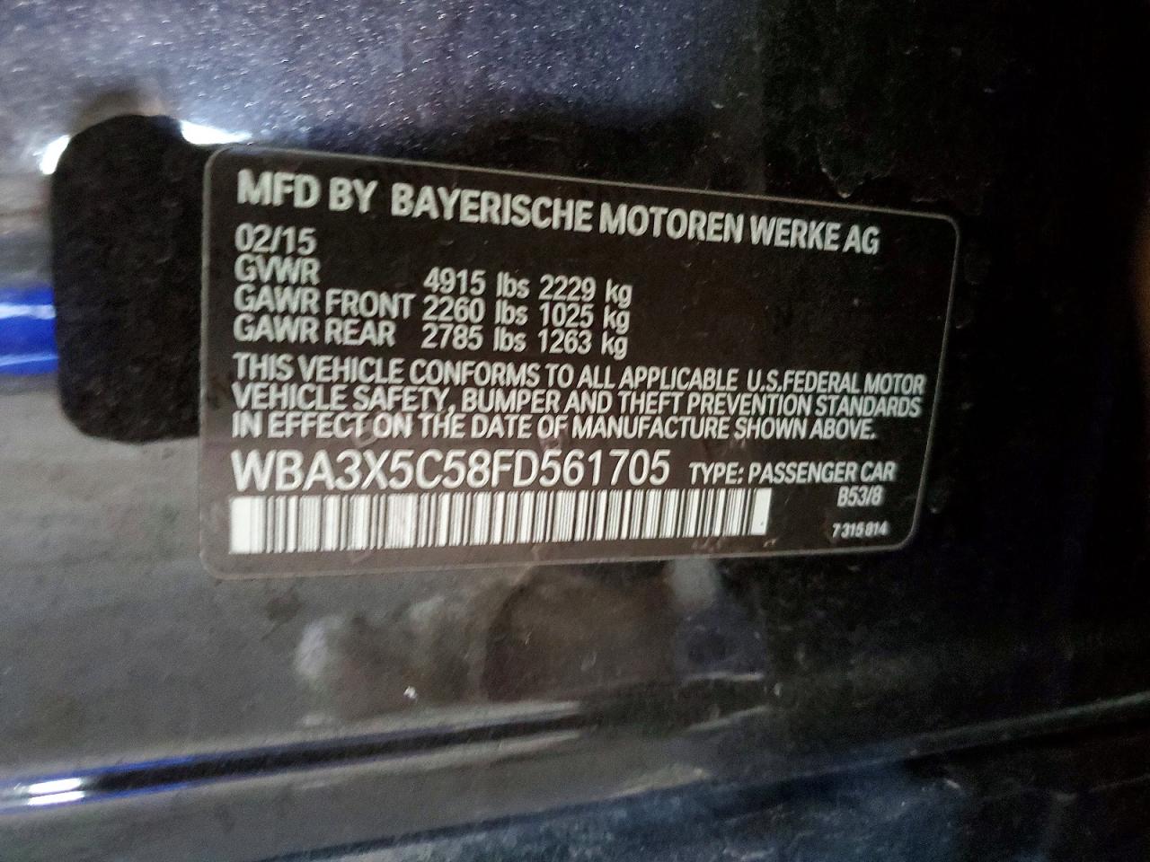2015 BMW 328 XIGT photo 37