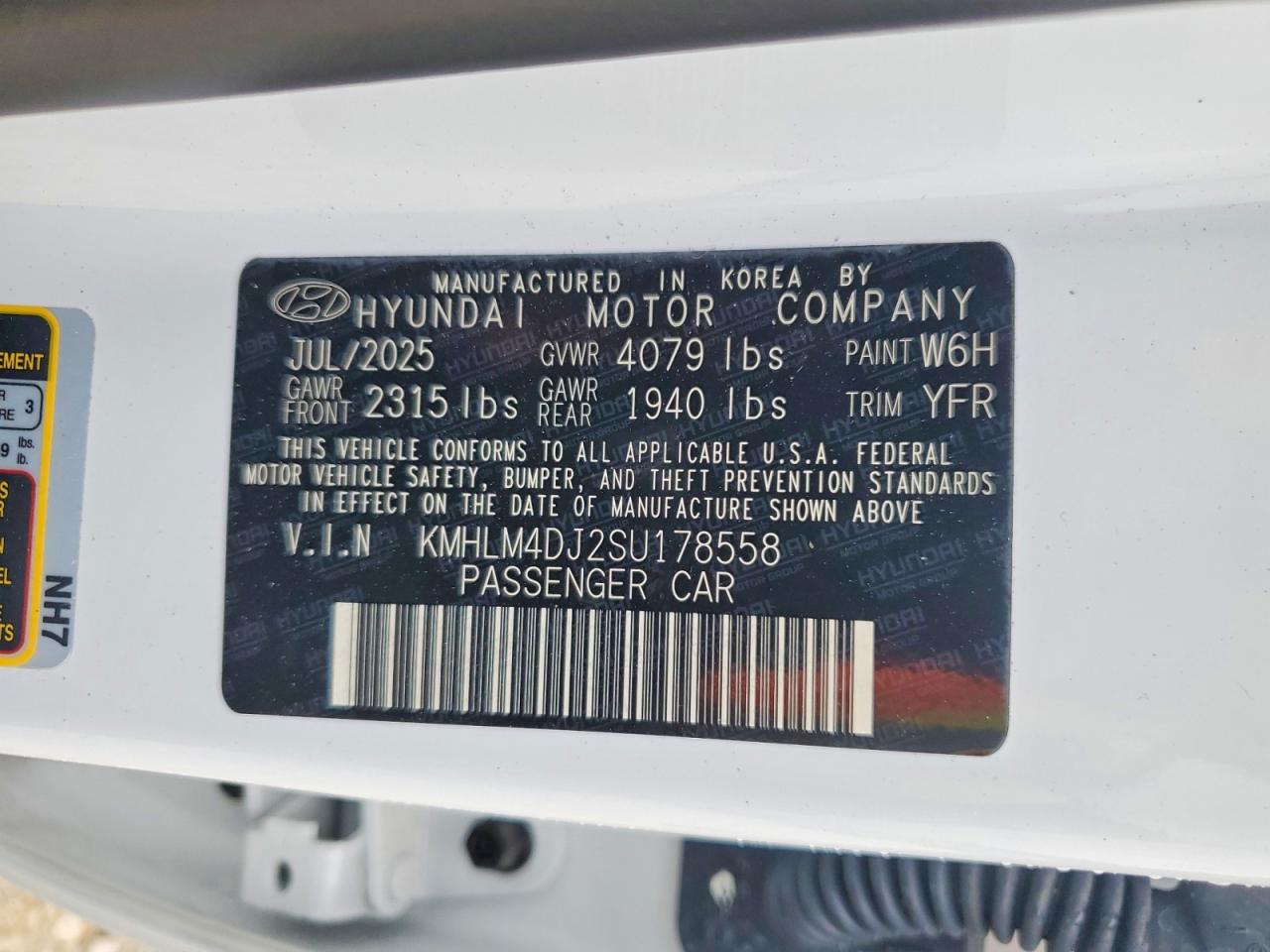 2025 HYUNDAI ELANTRA BLUE photo 13