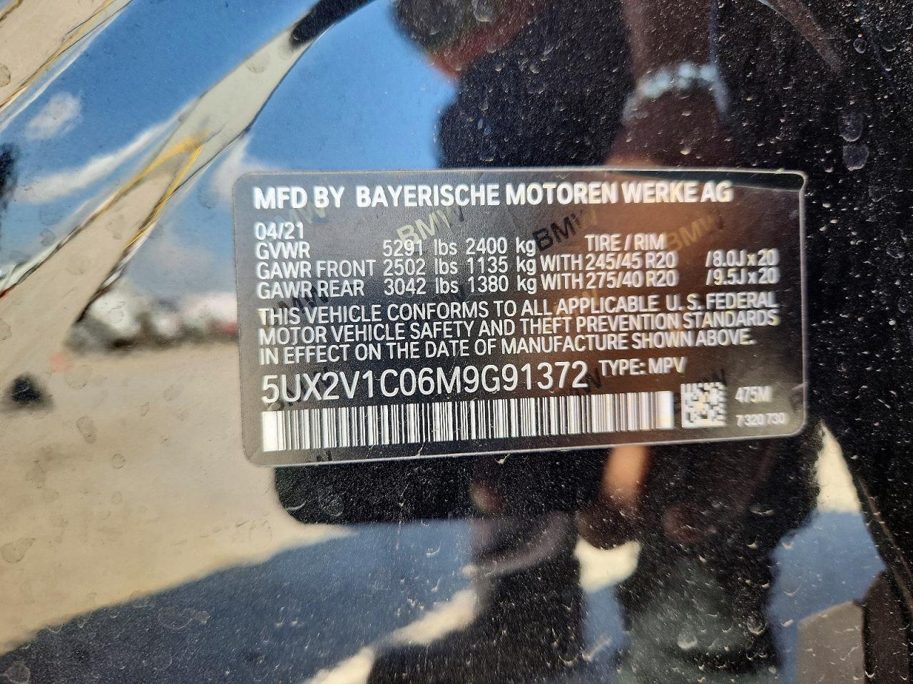 2021 BMW X4 XDRIVE30I photo 14