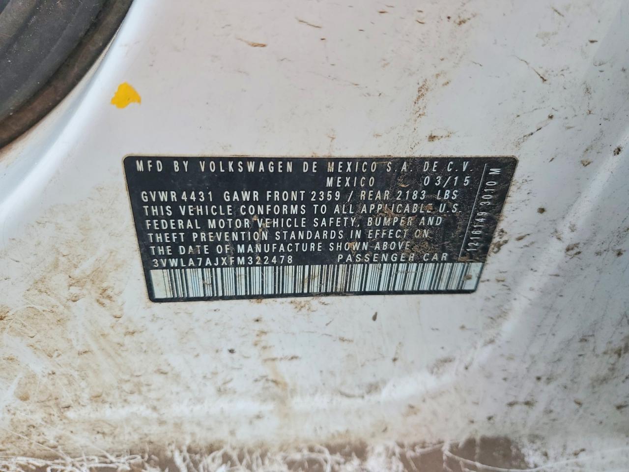 2015 VOLKSWAGEN JETTA TDI photo 13