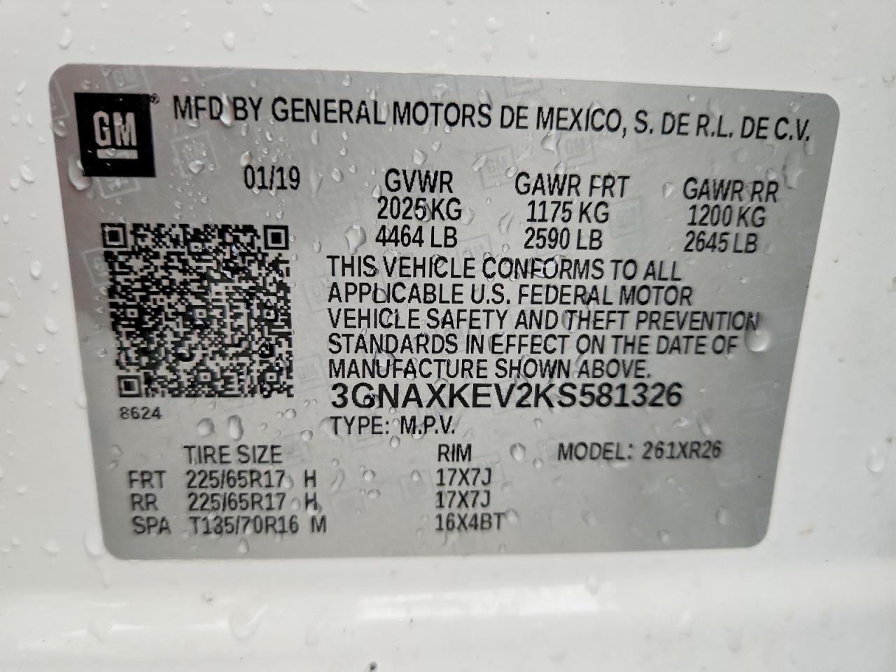 2019 CHEVROLET EQUINOX LT photo 12