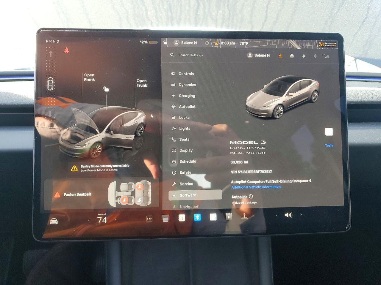 2024 TESLA MODEL 3 photo 17