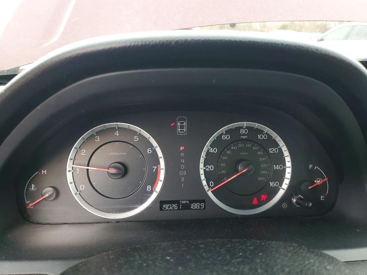2012 HONDA ACCORD EXL photo 9