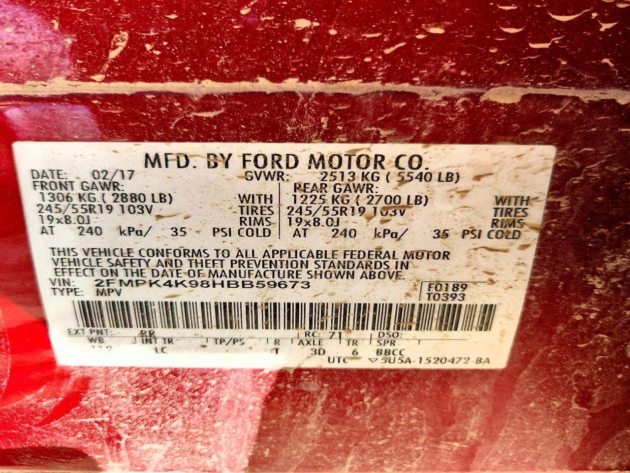 2017 FORD EDGE TITANIUM photo 13