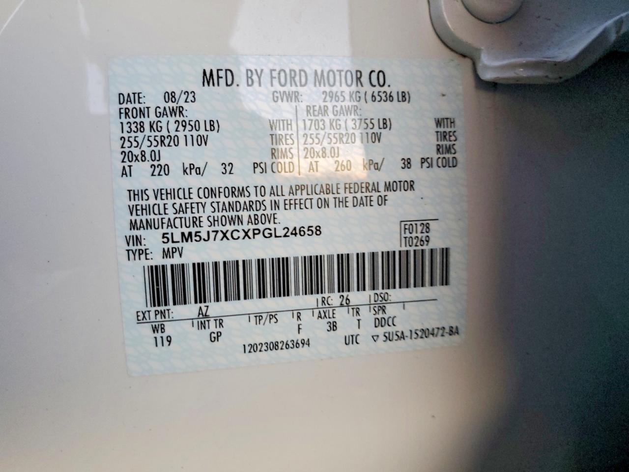 2023 LINCOLN AVIATOR RESERVE photo 37