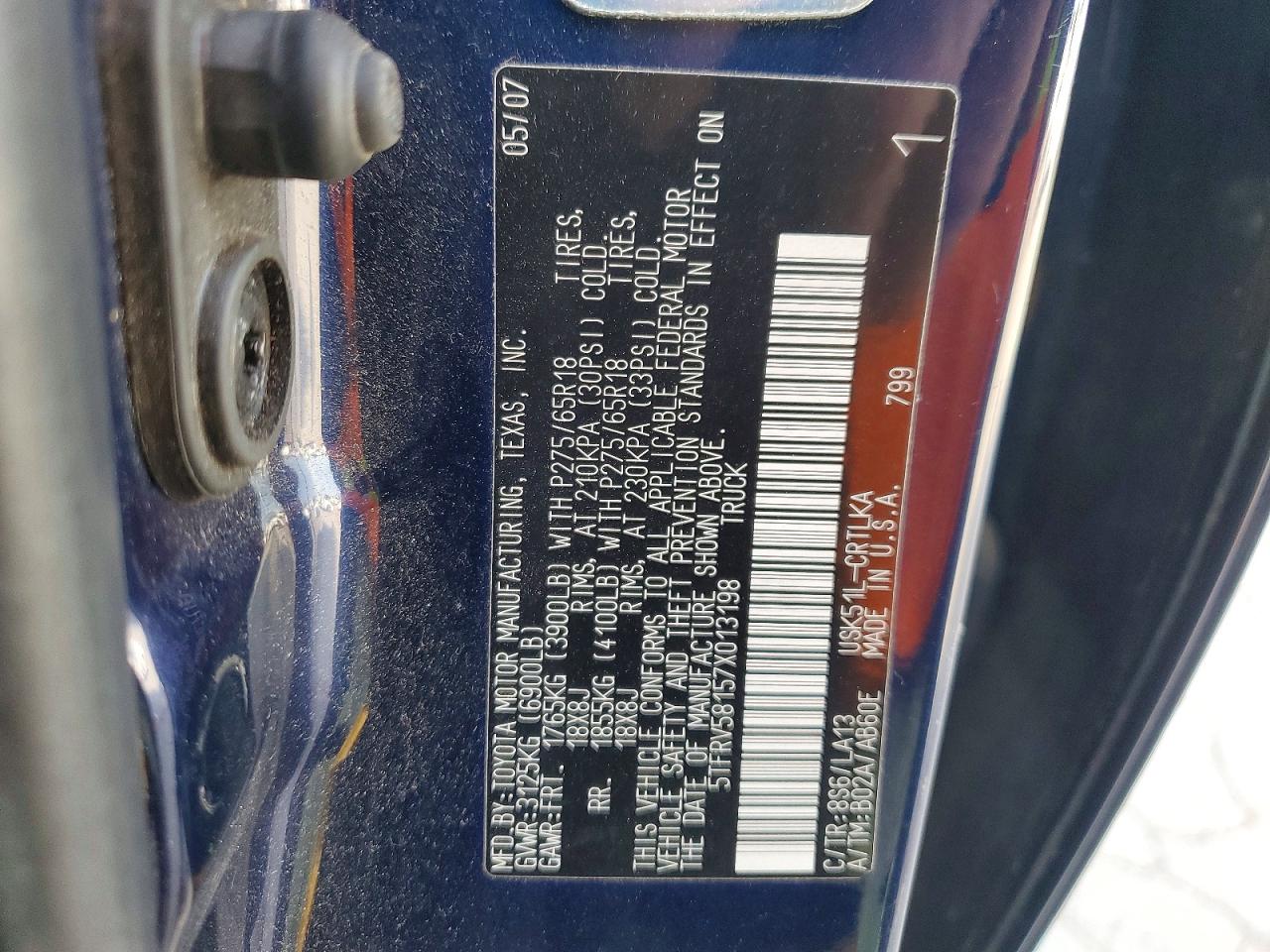 2007 TOYOTA TUNDRA LIMITED photo 37