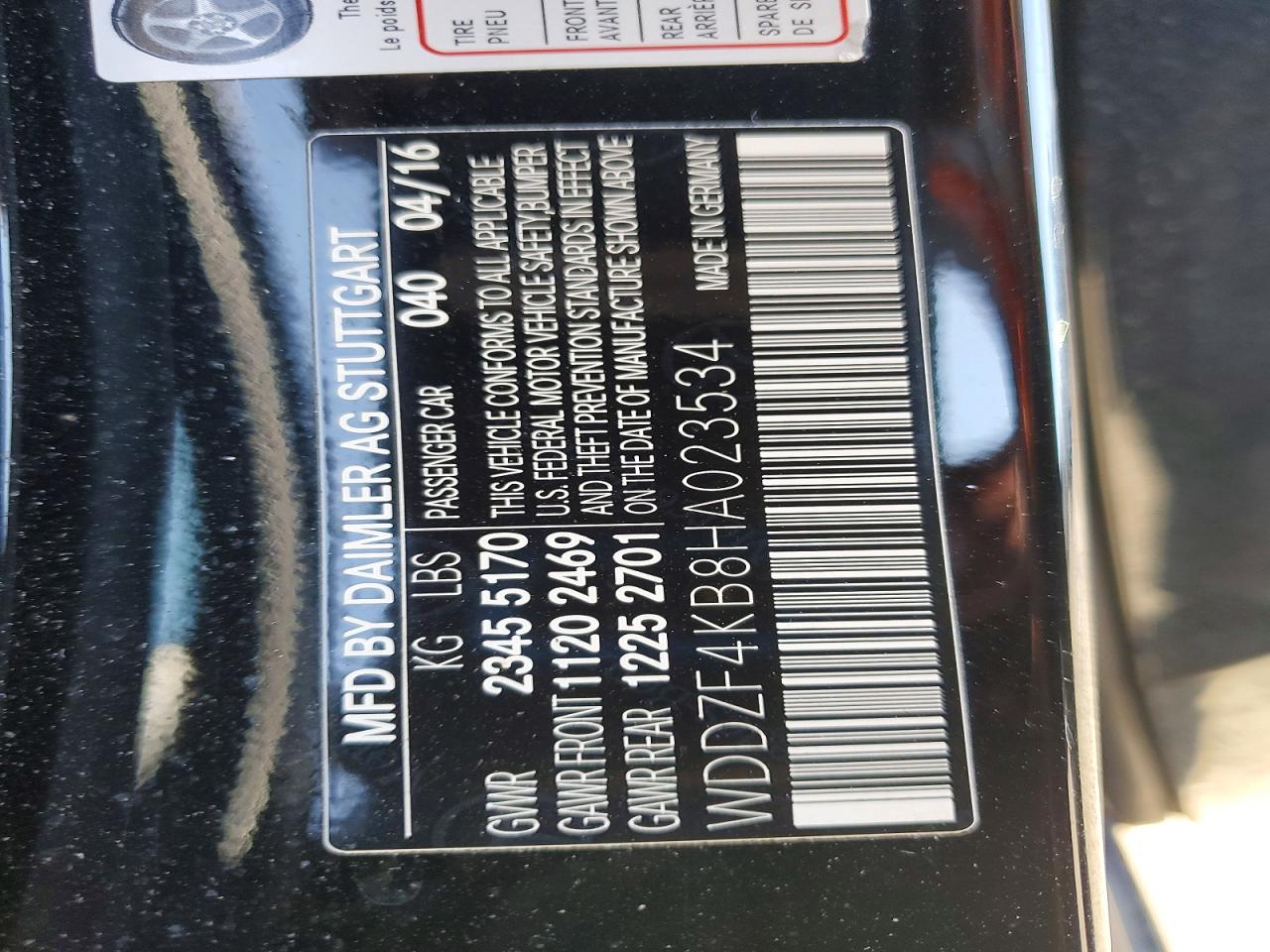 2017 MERCEDES-BENZ E 300 4MATIC photo 12