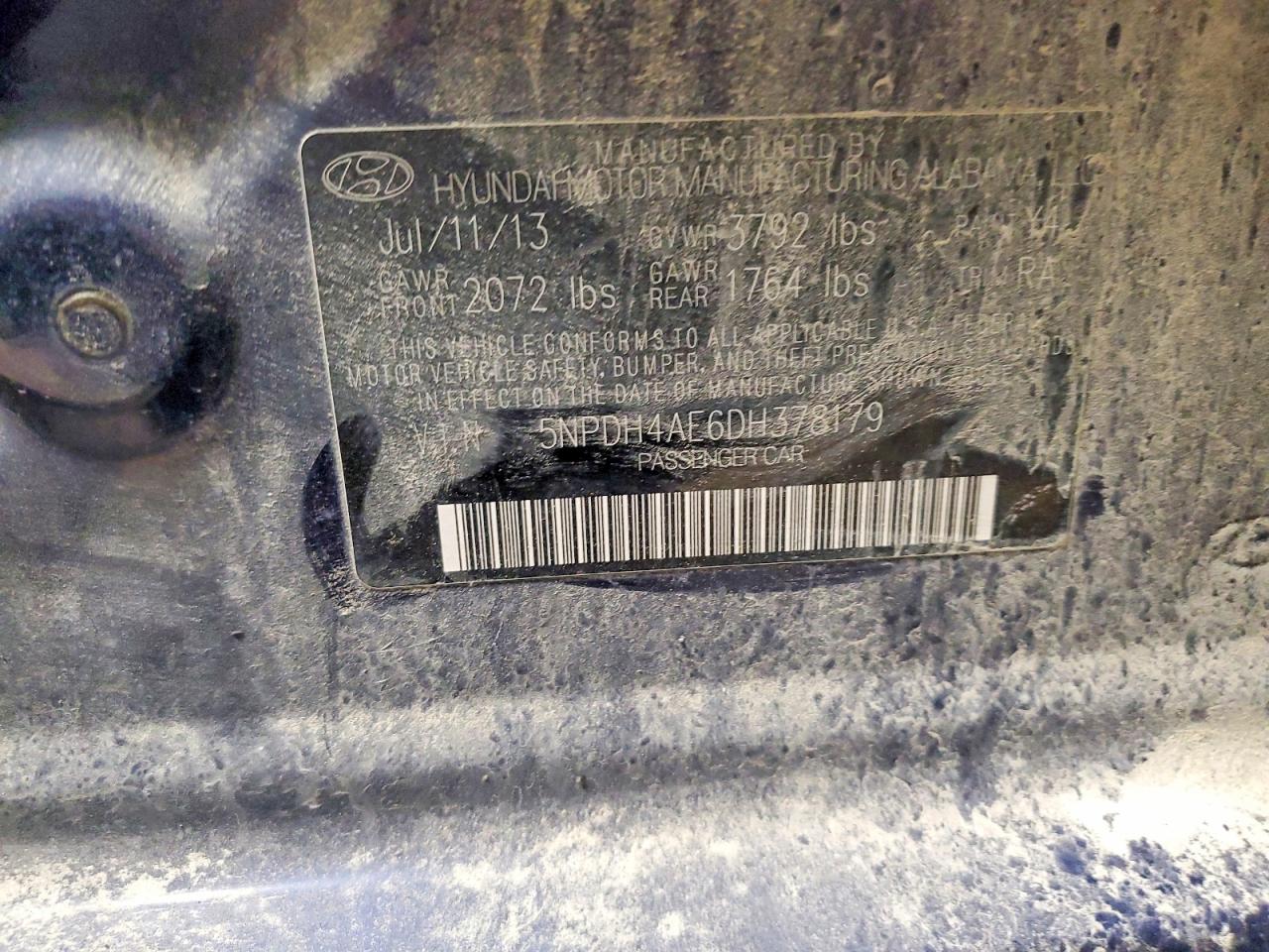 2013 HYUNDAI ELANTRA GLS photo 23