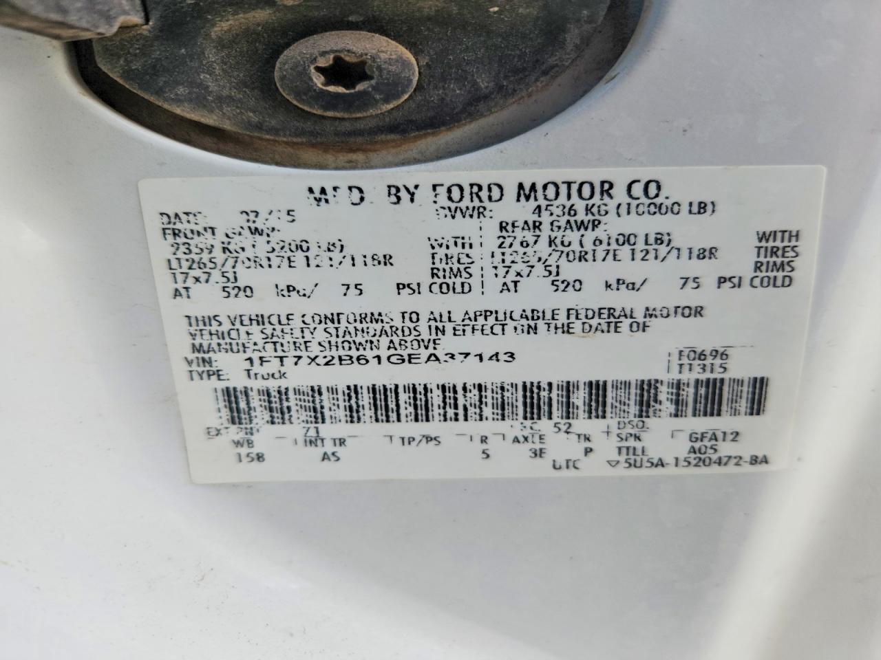2016 FORD F250 SUPER DUTY photo 23