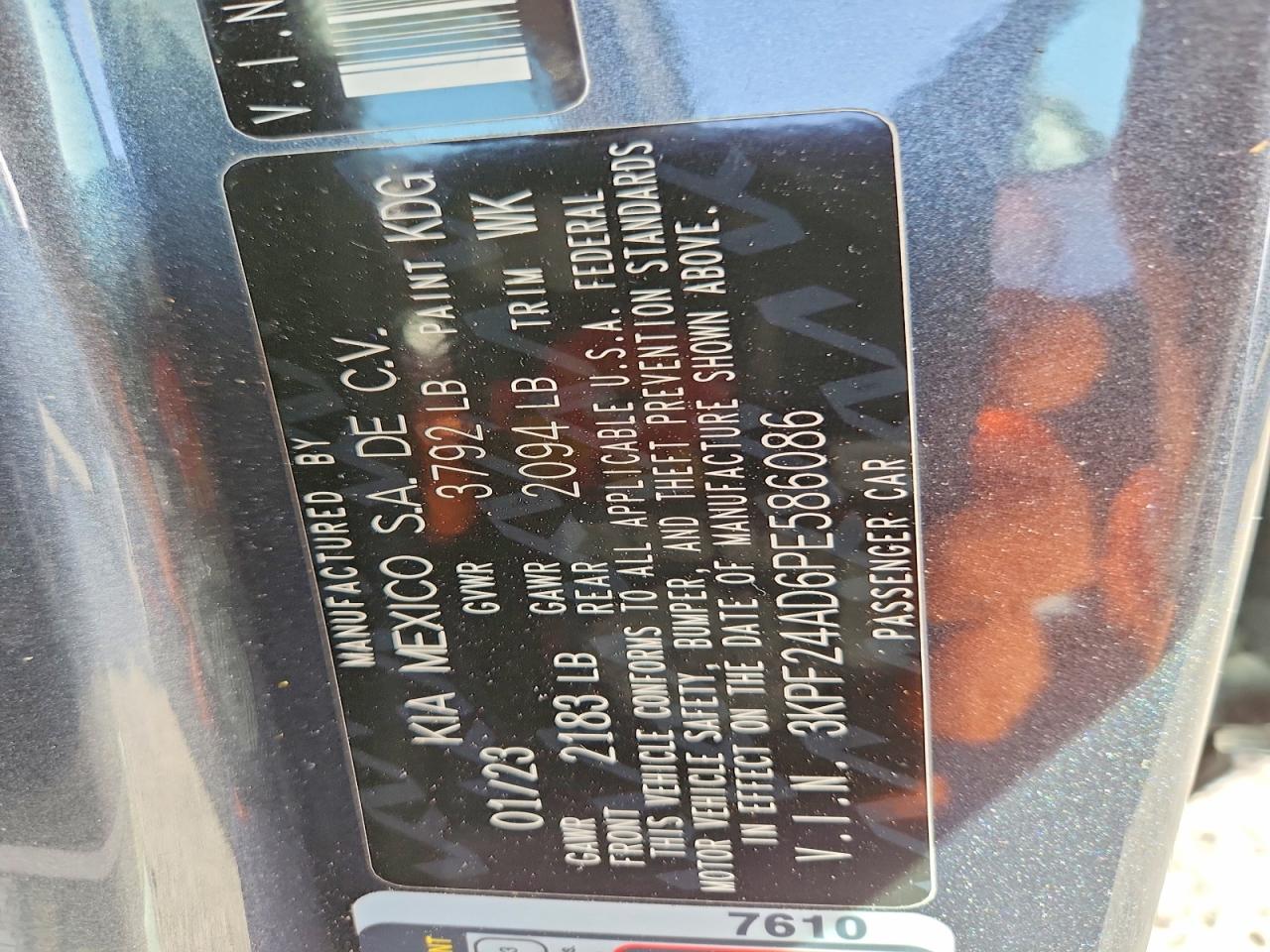 2023 KIA FORTE LXS photo 23