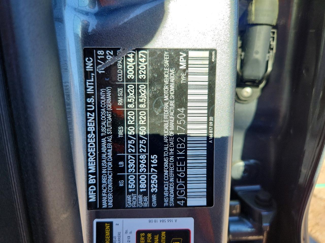 2019 MERCEDES-BENZ GLS 450 4MATIC photo 37