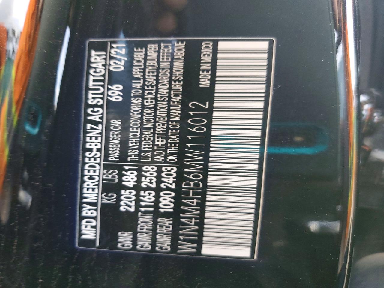 2021 MERCEDES-BENZ GLB 250 4MATIC photo 13