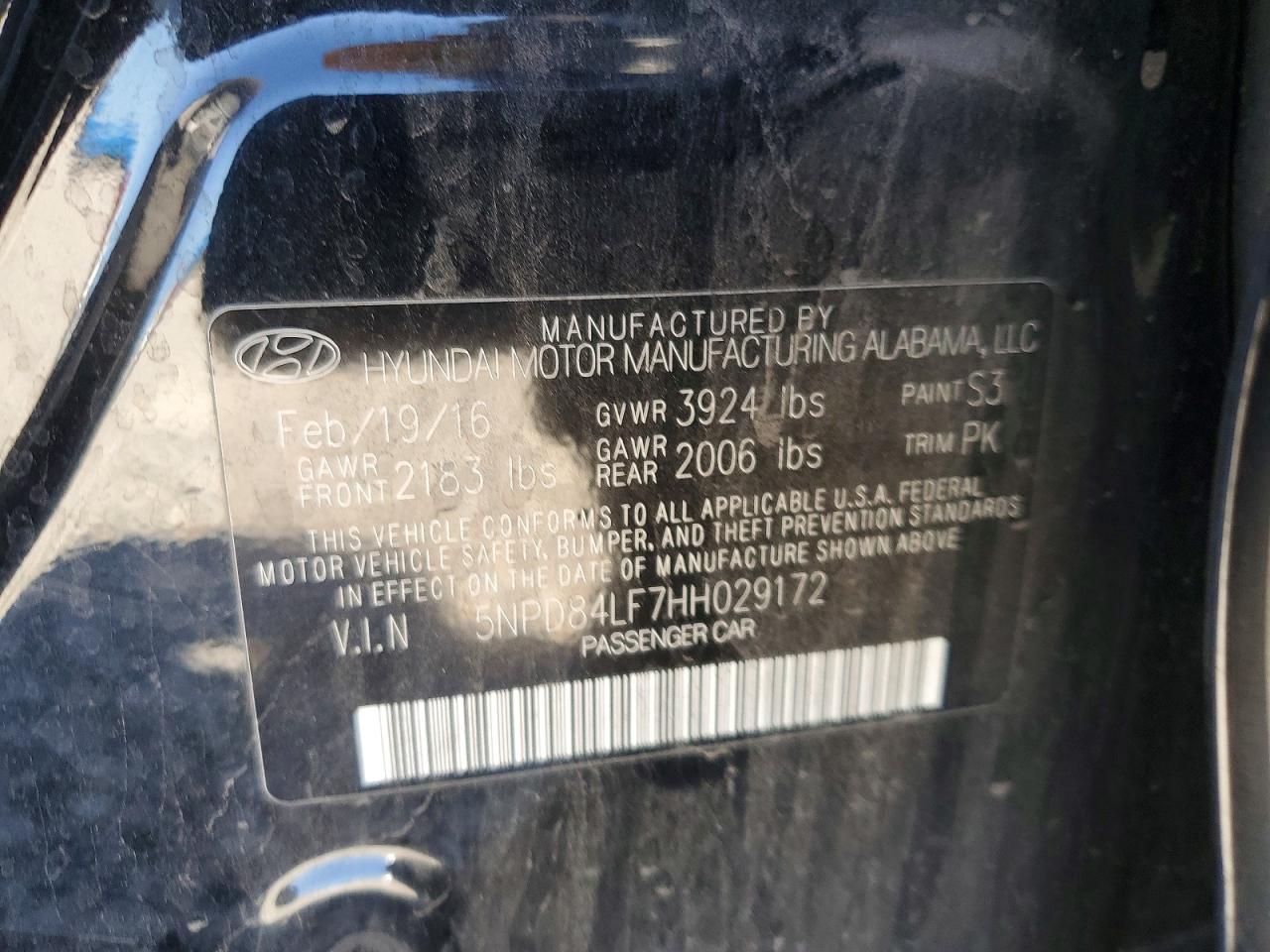 2017 HYUNDAI ELANTRA LIMITED photo 34