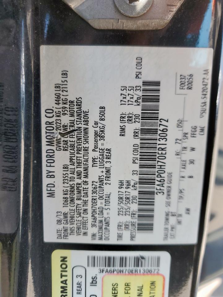 2014 FORD FUSION SE photo 41