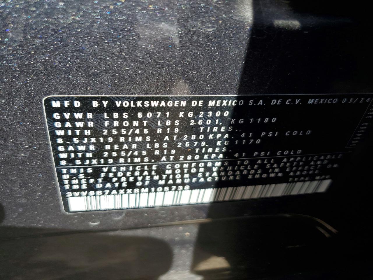 2024 VOLKSWAGEN TIGUAN SE R-LINE BLACK photo 27