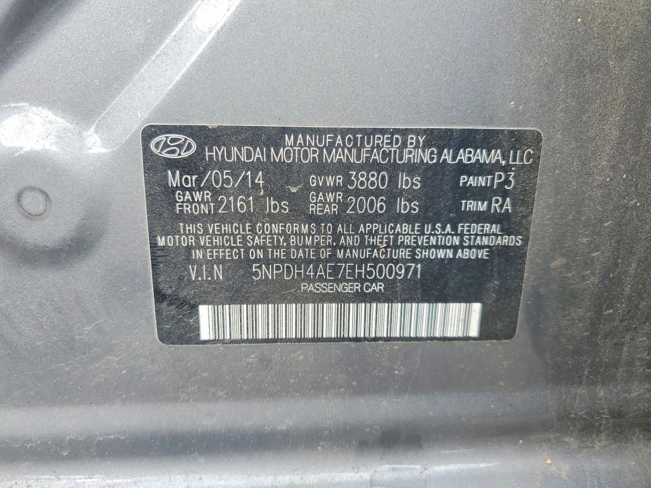 2014 HYUNDAI ELANTRA SE photo 23