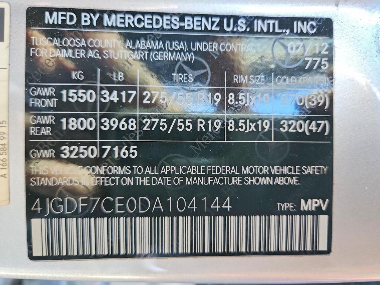 2013 MERCEDES-BENZ GL 450 4MATIC photo 25