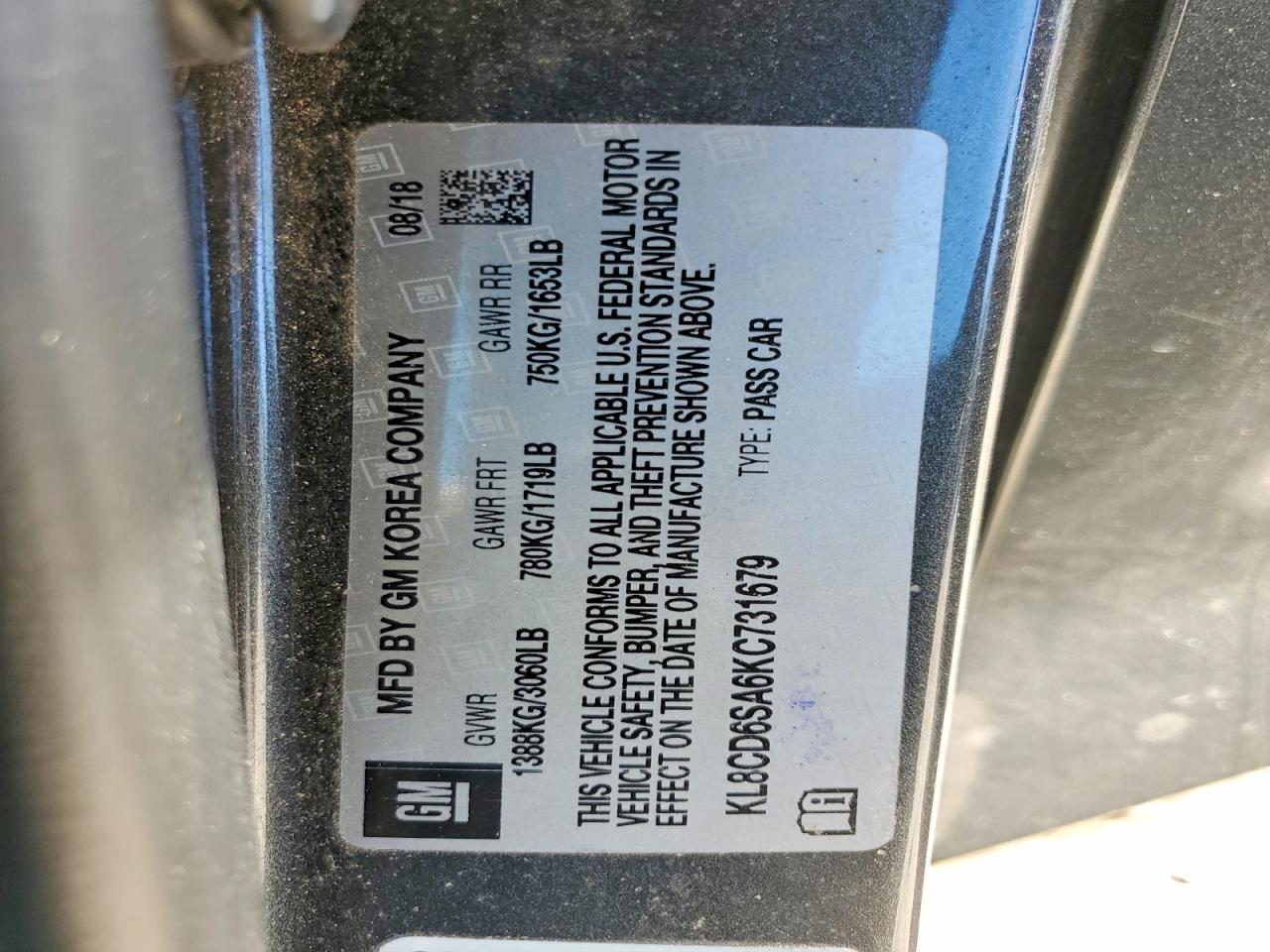 2019 CHEVROLET SPARK 1LT photo 25
