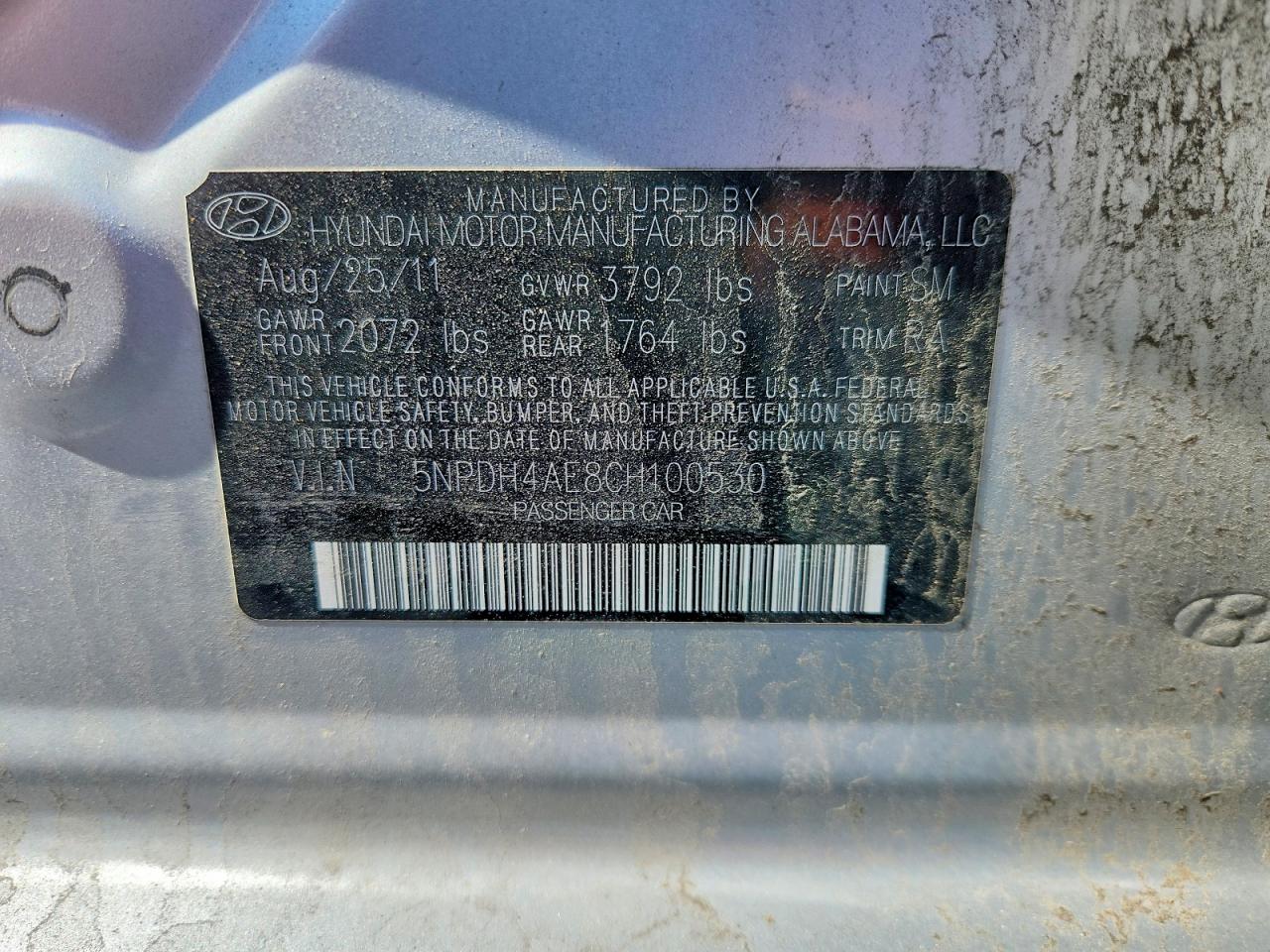 2012 HYUNDAI ELANTRA LIMITED photo 23