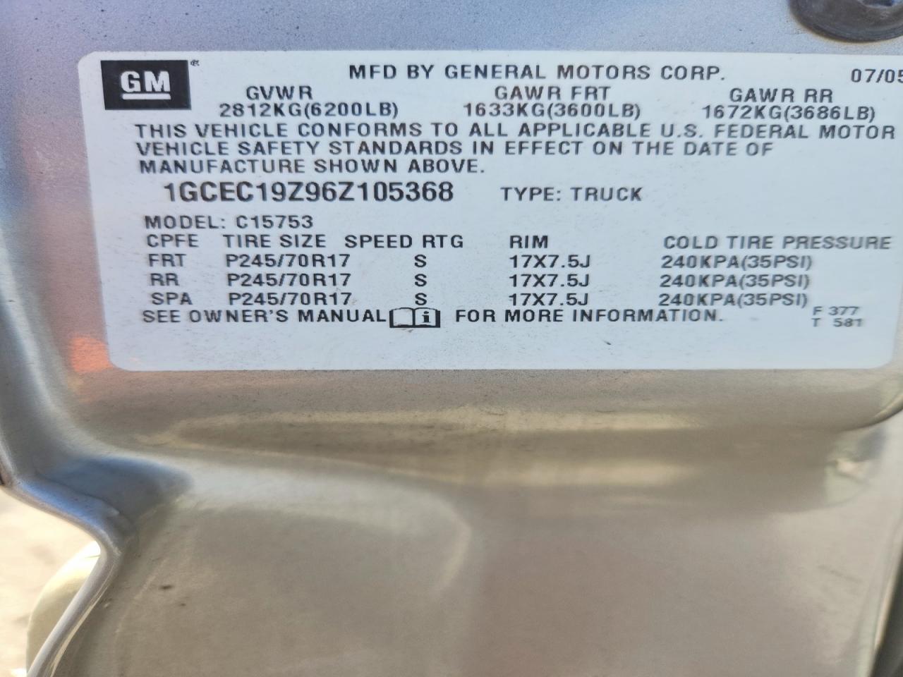 2006 CHEVROLET SILVERADO C1500 photo 12
