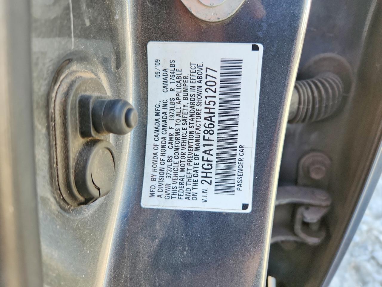 2010 HONDA CIVIC EX photo 23