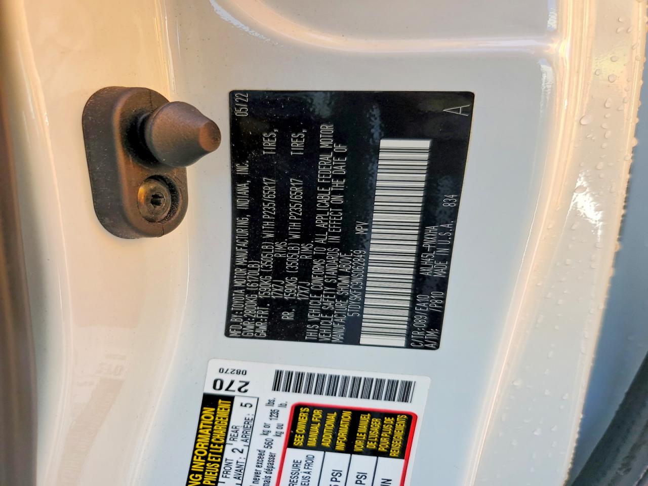 2022 TOYOTA SIENNA XLE 7-PASSENGER photo 37
