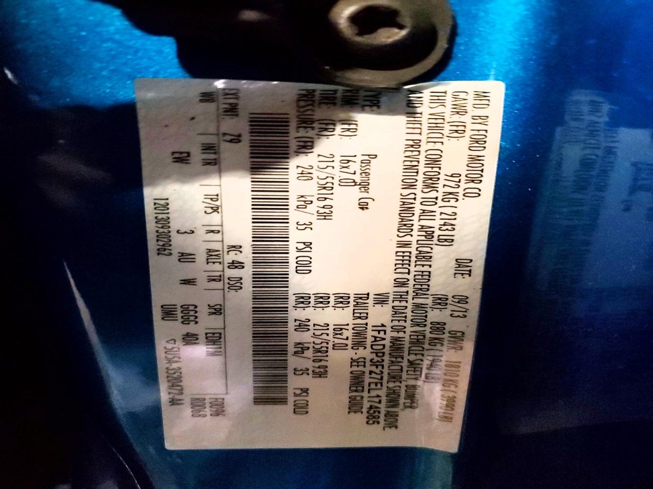 2014 FORD FOCUS SE photo 23