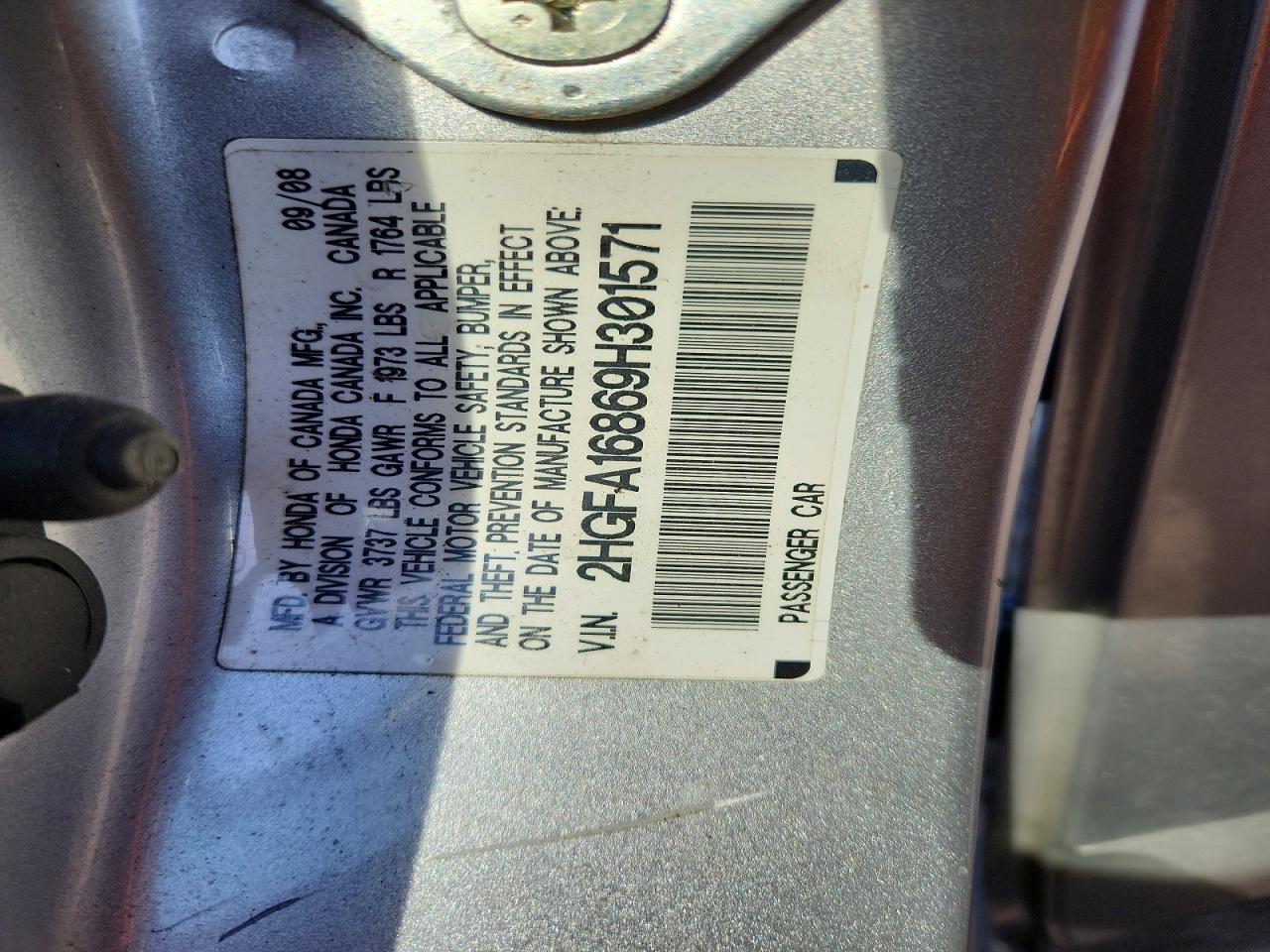 2009 HONDA CIVIC EX photo 37