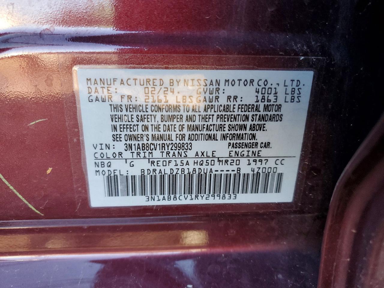2024 NISSAN SENTRA SV photo 23