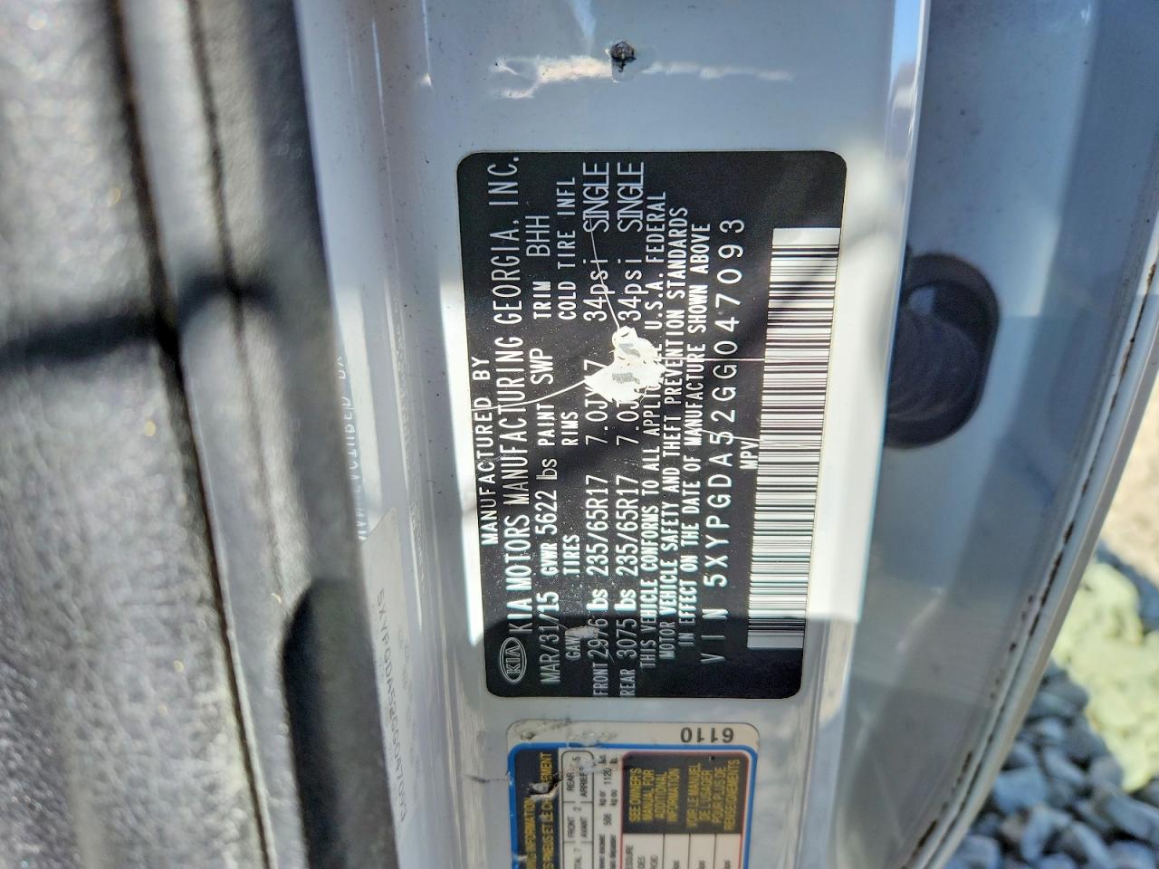 2016 KIA SORENTO LX V6 photo 14