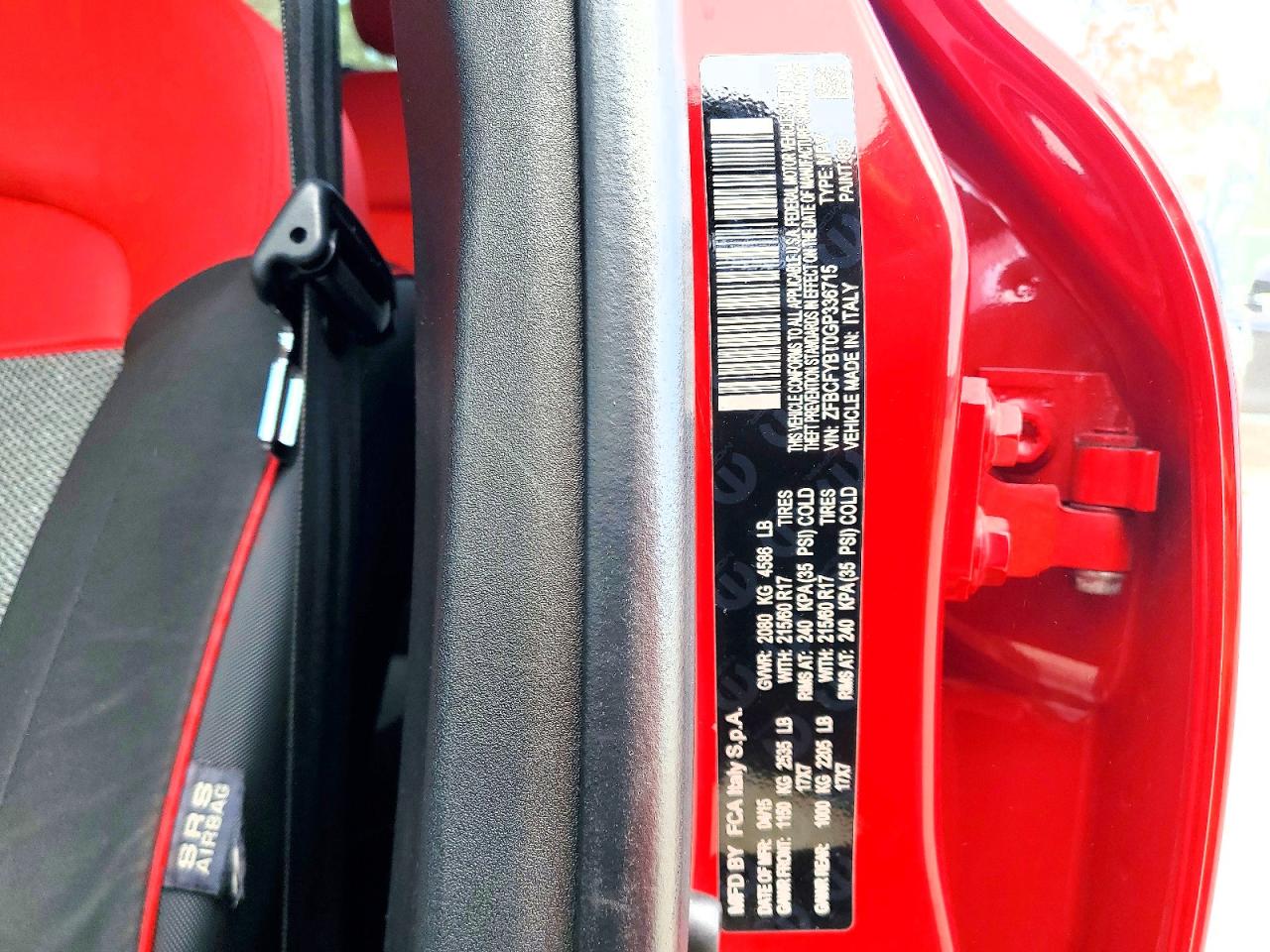 2016 FIAT 500X EASY photo 34