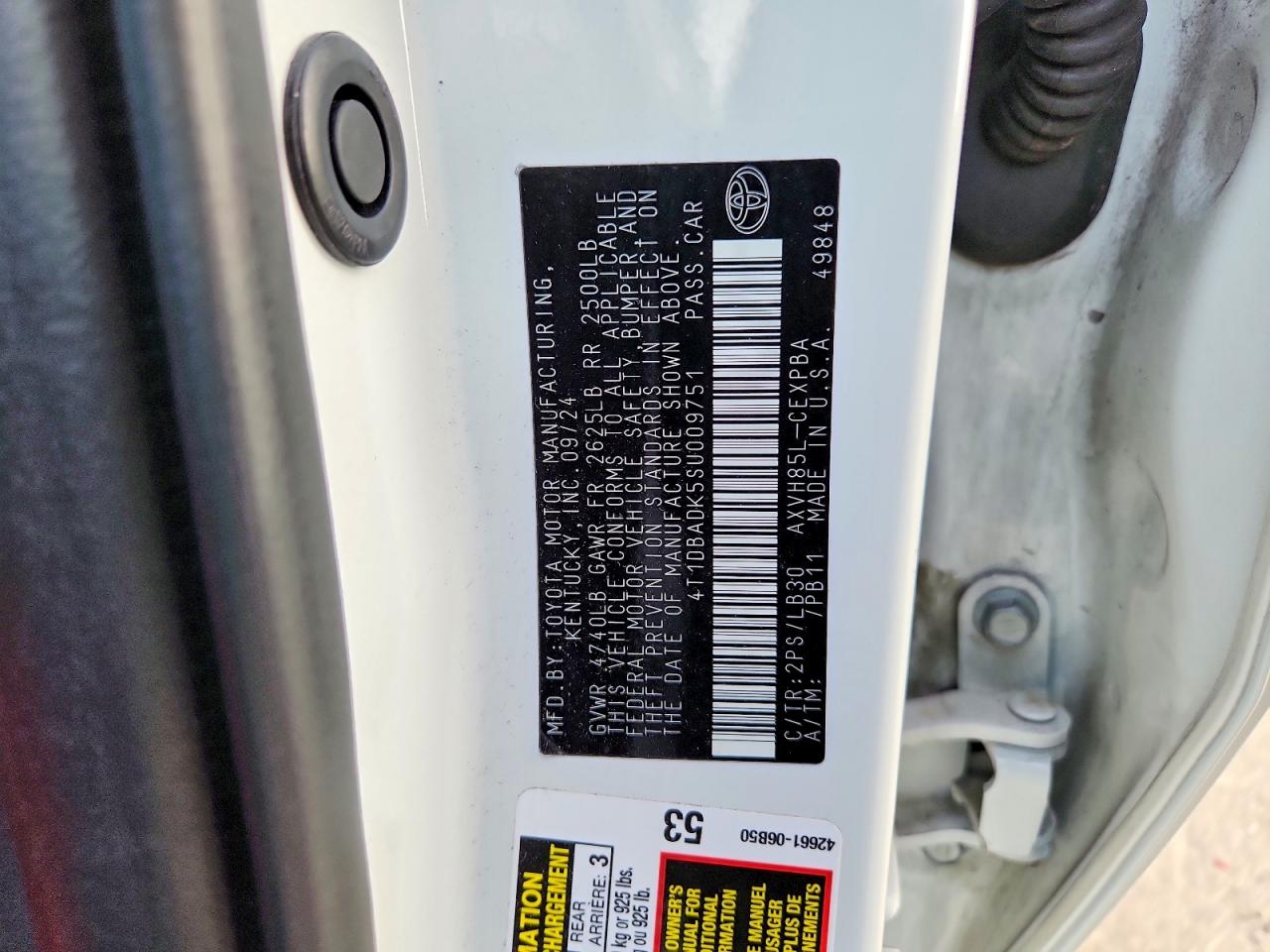 2025 TOYOTA CAMRY XSE photo 12