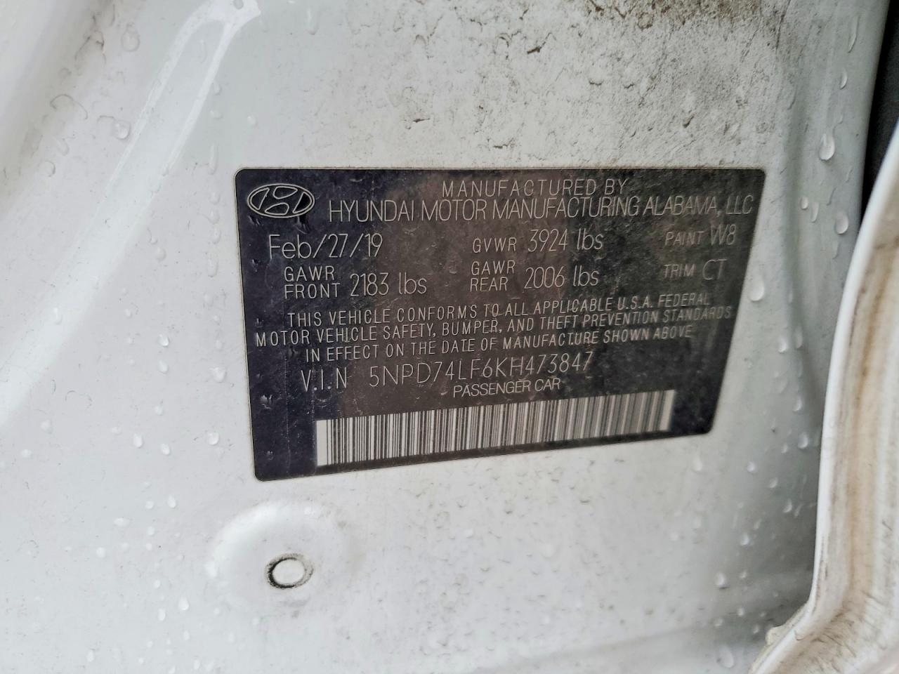 2019 HYUNDAI ELANTRA SE photo 12
