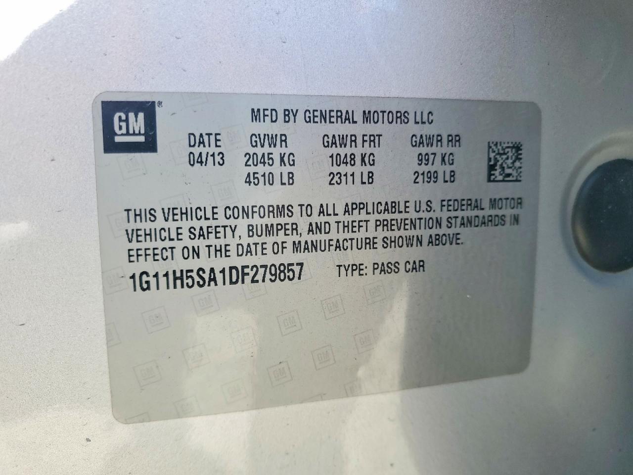 2013 CHEVROLET MALIBU LTZ photo 12