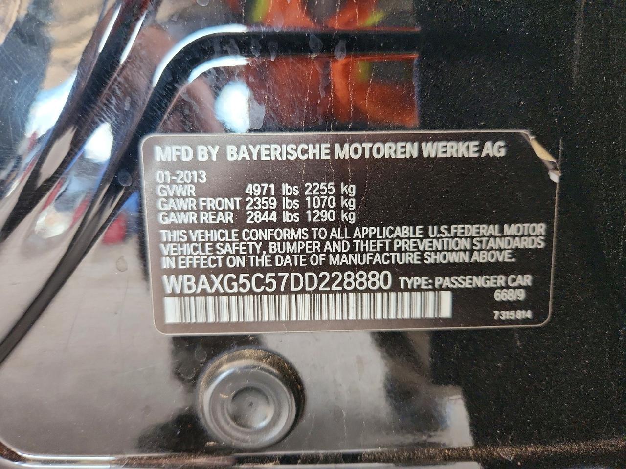 2013 BMW 528 I photo 12