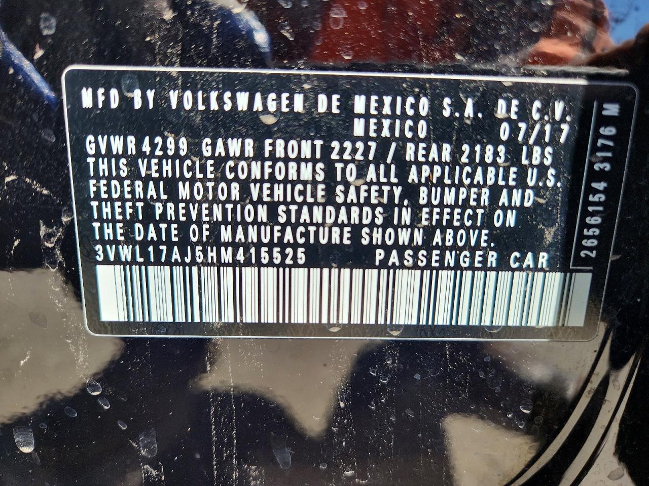2017 VOLKSWAGEN JETTA SEL photo 12