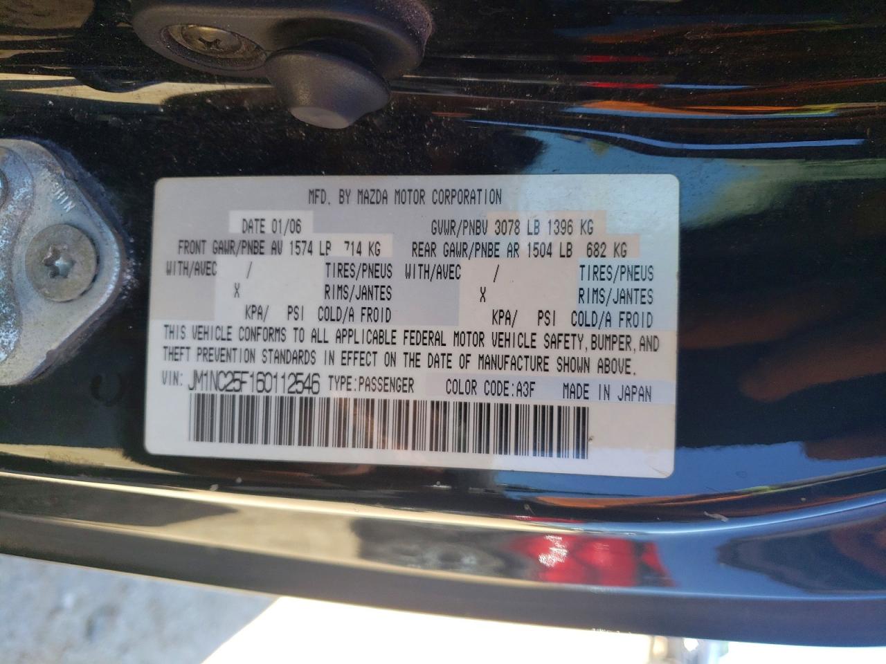 2006 MAZDA MX-5 MIATA photo 23