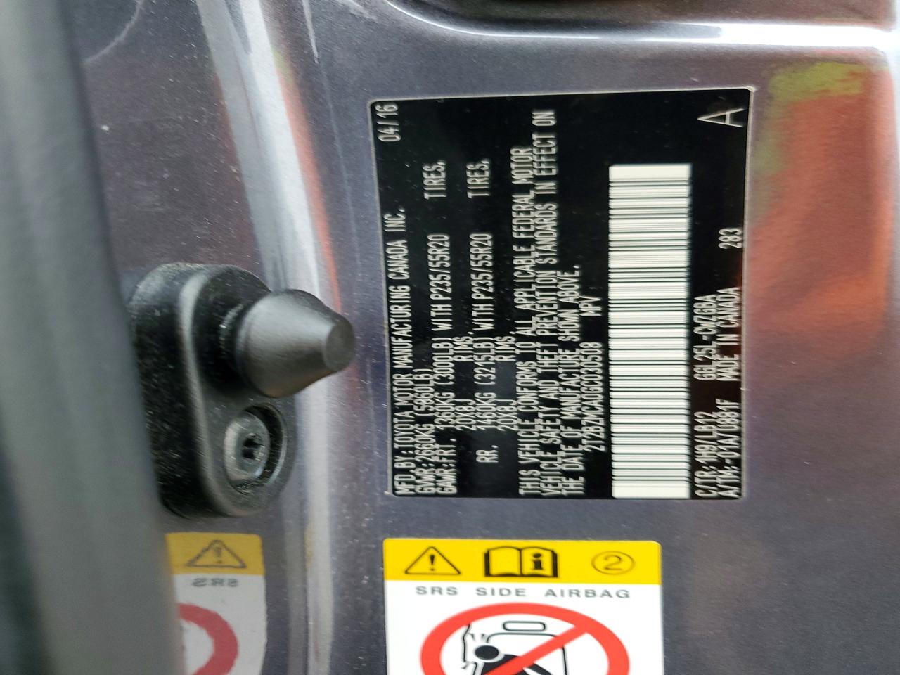 2016 LEXUS RX 350 BASE photo 37
